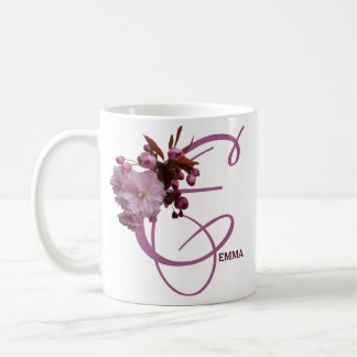  Emma naam roze rozenbloemen  Koffiemok