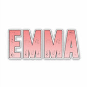 Emma-naam Sticker (Voorkant)