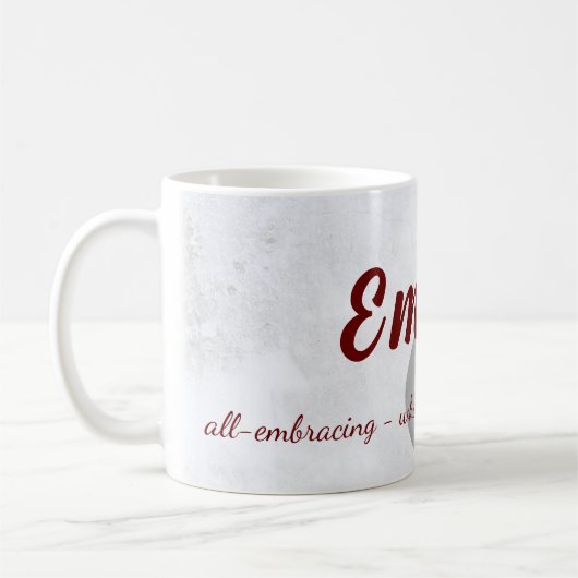 {Emma} Nom Signifiant Mug (Gauche)