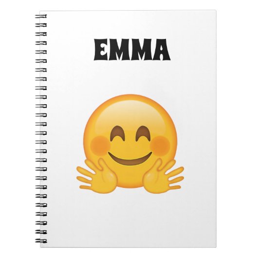 Emma- Persoonlijk Emoji Notitieboek (Voorkant)