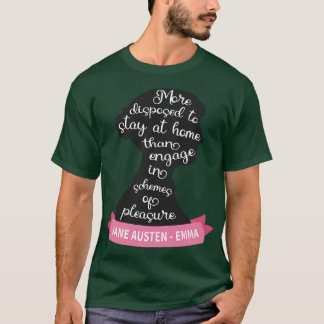 Emma Quote IVAusten Silhouette T-shirt