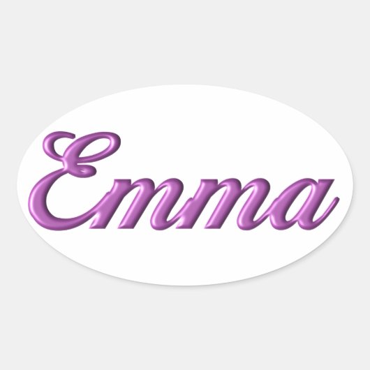 Emma sticker naam (Voorkant)