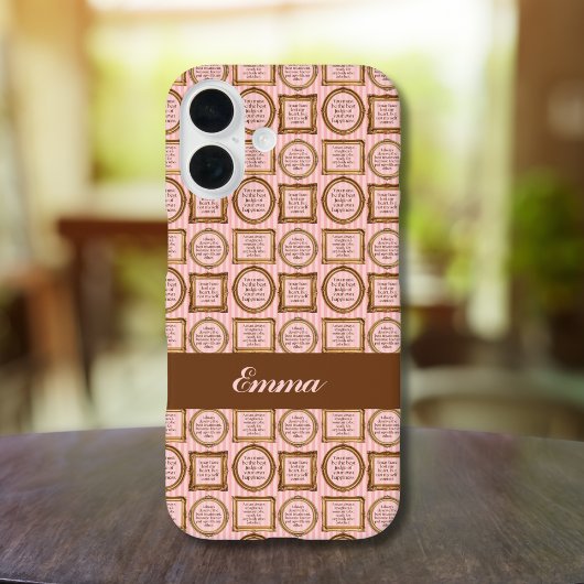 Emma van Jane Austen Citaten gepersonaliseerd Case-Mate iPhone Case