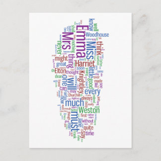 Emma Word Cloud Briefkaart