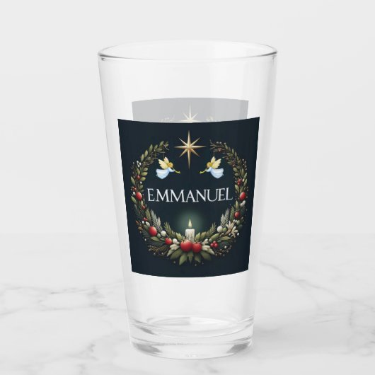 Emmanuel Christmas angels Glas (Voorkant)
