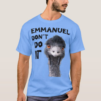 Emmanuel doet het niet t-shirt