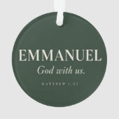 EMMANUEL | Matthieu 1:23 | Noël (dos)