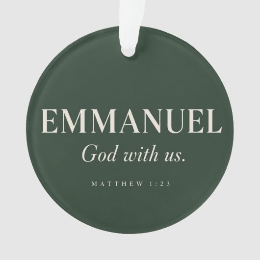 EMMANUEL | Matthieu 1:23 | Noël (devant)