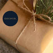 EMMANUEL Navy Christmas Sticker #3