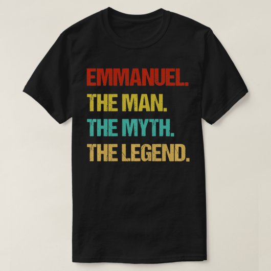 Emmanuel The Man The Myth The Legend Pullover (Design devant)