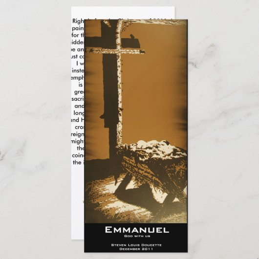 "Emmanuel" Value-Bladwijzer (Voorkant / Achterkant)