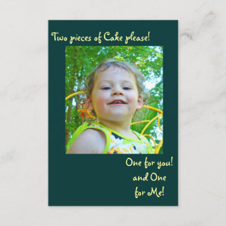 Emma's 2e bday-uitnodiging #2 kaart