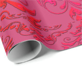 Emma's Sunday Nahermiddag Damask Cadeaupapier (Rol Hoek)