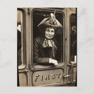 Emmeline Pankhurst Feminist en Suffragette Briefkaart