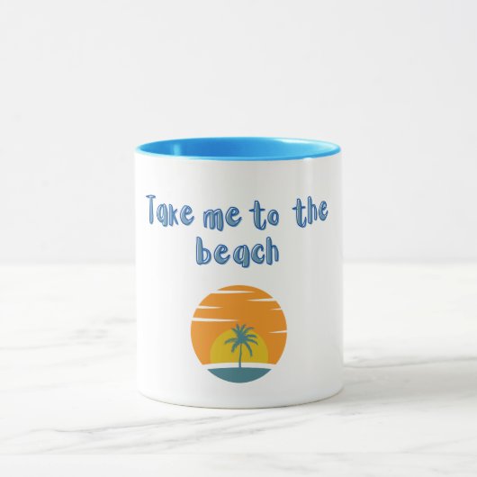Emmène-moi à la plage Mug (Centre)