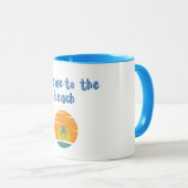 Emmène-moi à la plage Mug (Devant droit)
