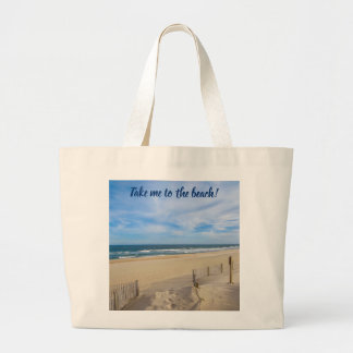 Emmène-moi à la plage ! Sac en toile Jumbo