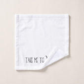 "Emmène-Moi À Paris" (Gant de toilette)