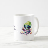 "Emmène-moi à ton chef" Mug Alien (Devant droit)