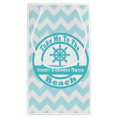 Emmenez-moi à la plage sac cadeau personnalisable (Dos)