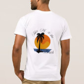 Emmenez-moi à la plage - T-shirt Tropical Sunset (Dos)