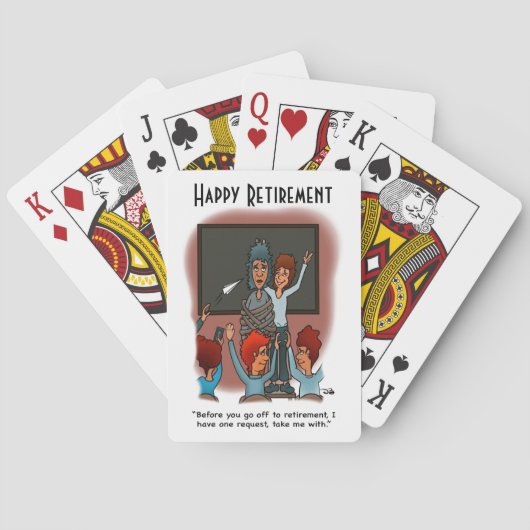 Emmenez-moi avec les cartes à jouer (dos)