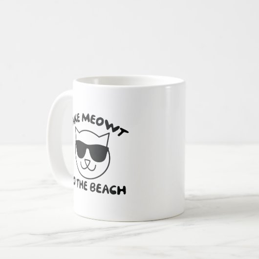 Emmenez-Vous À La Mug De Café De La Plage (Devant gauche)