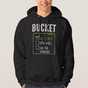 Emmer Lijst Kaartjes Krijgen Game Show Winnen Luck Hoodie