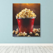 Emmer Popcorn Canvas Afdruk (Insitu (Houten vloer))
