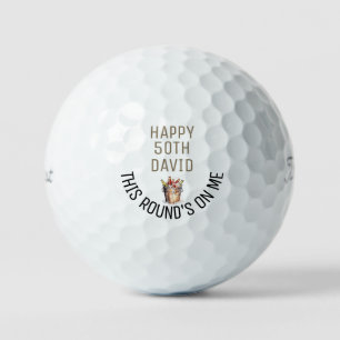 Emmer van Bier 50e Verjaardag Titleist Pro V1 Golfballen