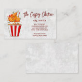 Emmer van Logo van kippen Visitekaartje (Voorkant / Achterkant)