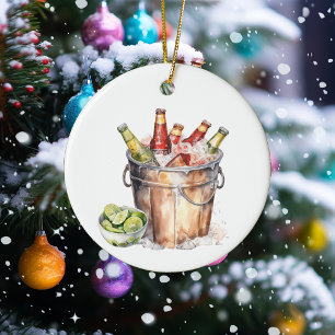 Emmer voor bierliefhebbers keramisch ornament