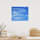 Emmerlijst Poster (Keuken)