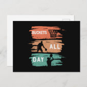 Emmers alle dag | Basketball-ontwerp Briefkaart (Voorkant / Achterkant)