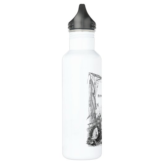 Emmers en een schip met verscherpte piraterij Waterfles (Links)