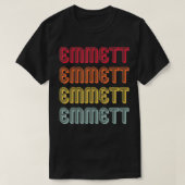 EMMETT Gift Name Personalized Funny Retro T-shirt (Design voorkant)
