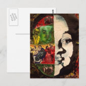 Emmett Till Abstract Collage Postcard Briefkaart (Voorkant / Achterkant)