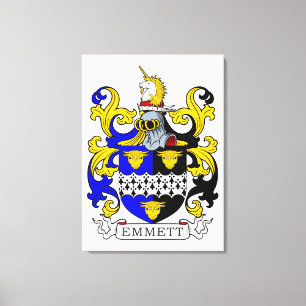 Emmett wapenlaag canvas afdruk