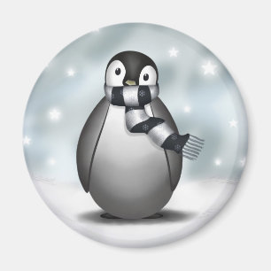 Emmy le pingouin d'empereur - aimant