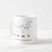 Emmy peptide nom mug (Devant gauche)