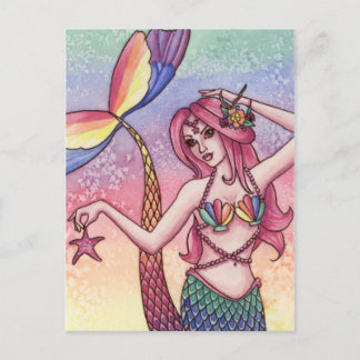 Emmy — Rainbow Mermaid Briefkaart
