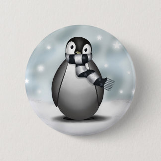 Emmy the Emperor Penguin - Button