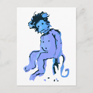 emo aap inkt briefkaart