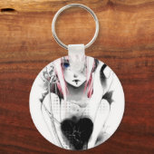 emo anime meisje sleutelhanger (Voorkant)