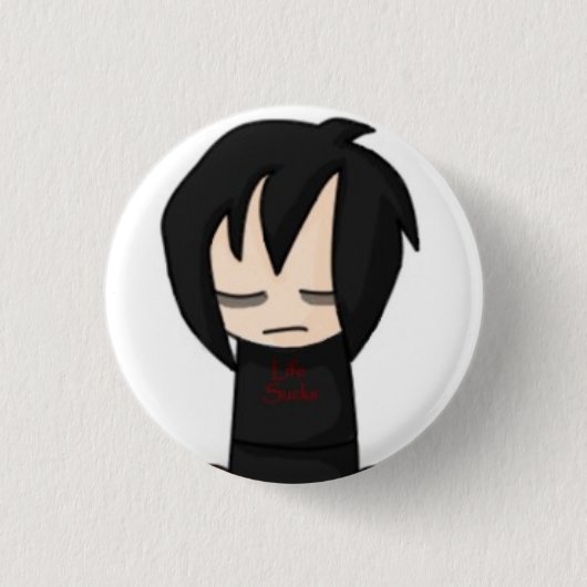 Emo Boy Button (Voorkant)