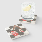 Emo Cherry Marble Onderzetter (Zijkant)