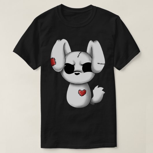 Emo Chibi Kawaii Easter Gothic Emo Bunny Pullover (Design voorkant)