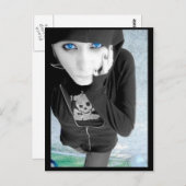 Emo Child Briefkaart (Voorkant / Achterkant)