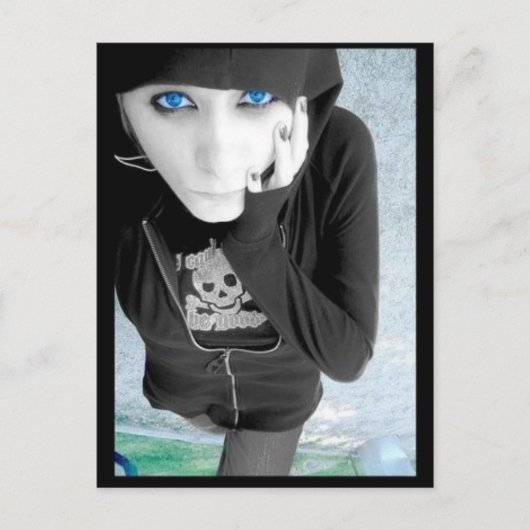 Emo Child Briefkaart (Voorkant)