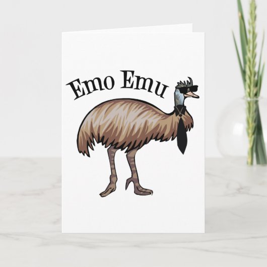 Emo Emu Kaart (Voorkant)